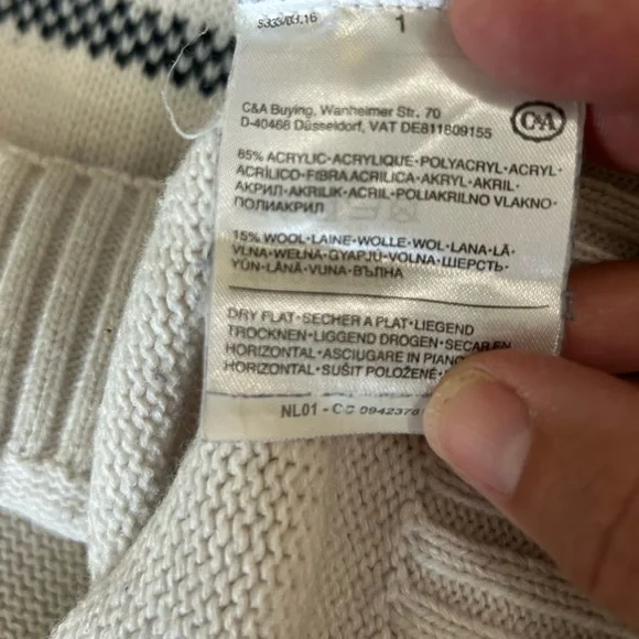 5/$25 Angelo Litrico Y2K wool blend Grandpacore sweater size XXL - Picture 6 of 8